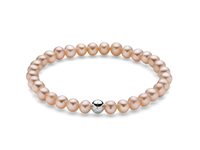 Bracciale Miluna Donna Giochi di perle in Argento Perla PBR3036